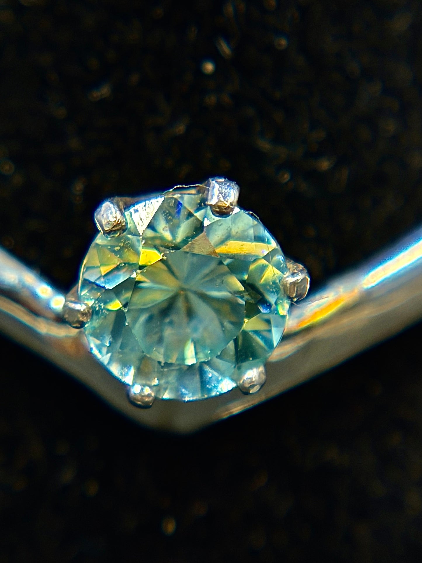 Blue Zircon .925 Silver Ring