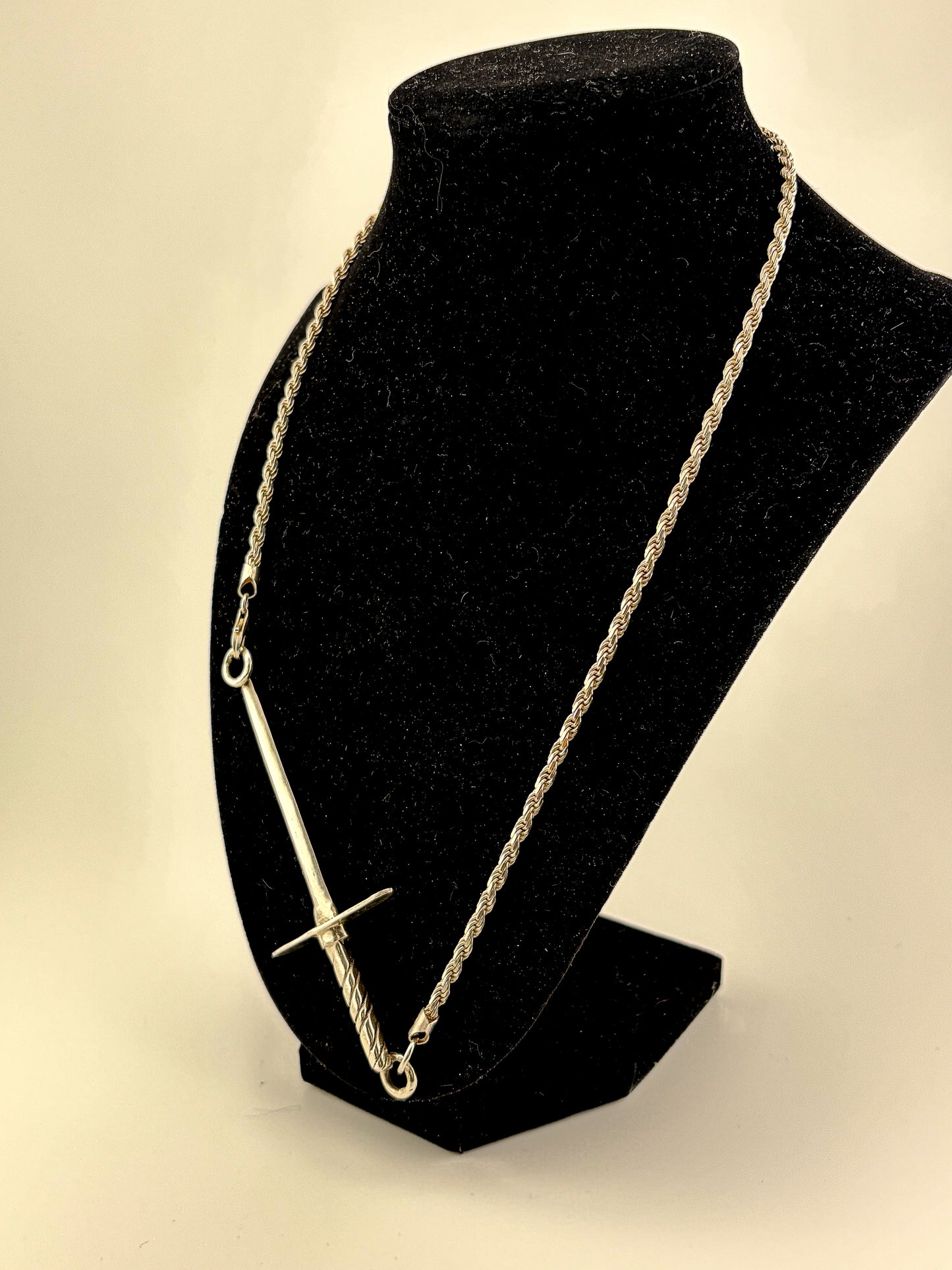 .925 Silver Sword Pendant