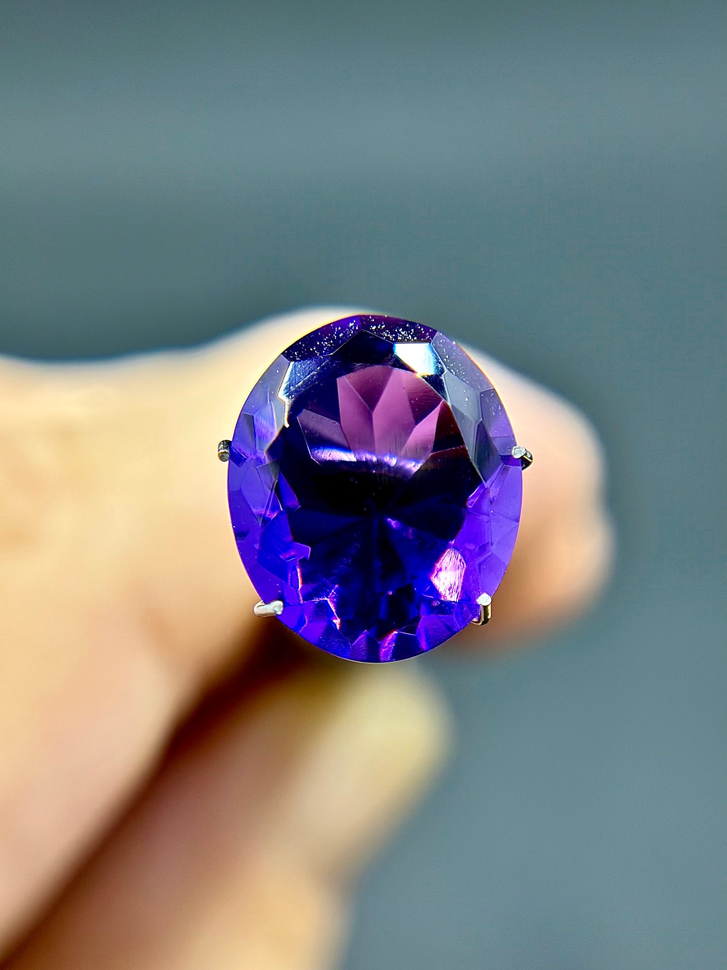 Facet cut gemstones