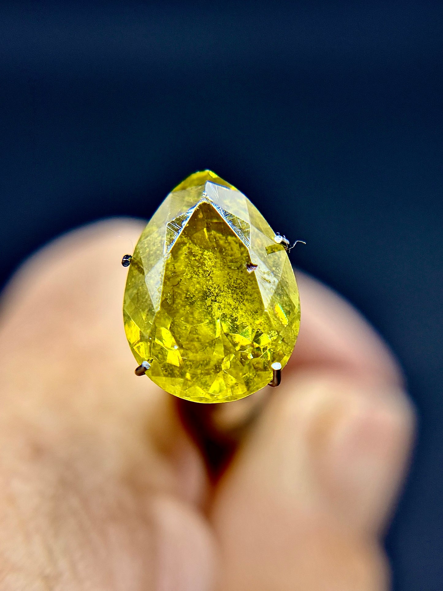 Sphene (Titanite) Pear Shape Facet 14mmX10mm
