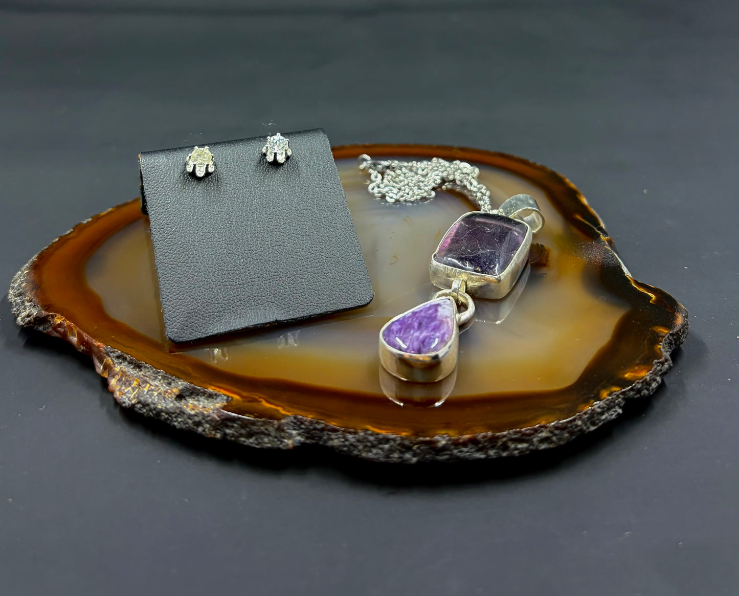 Agate Slab Decorative Table