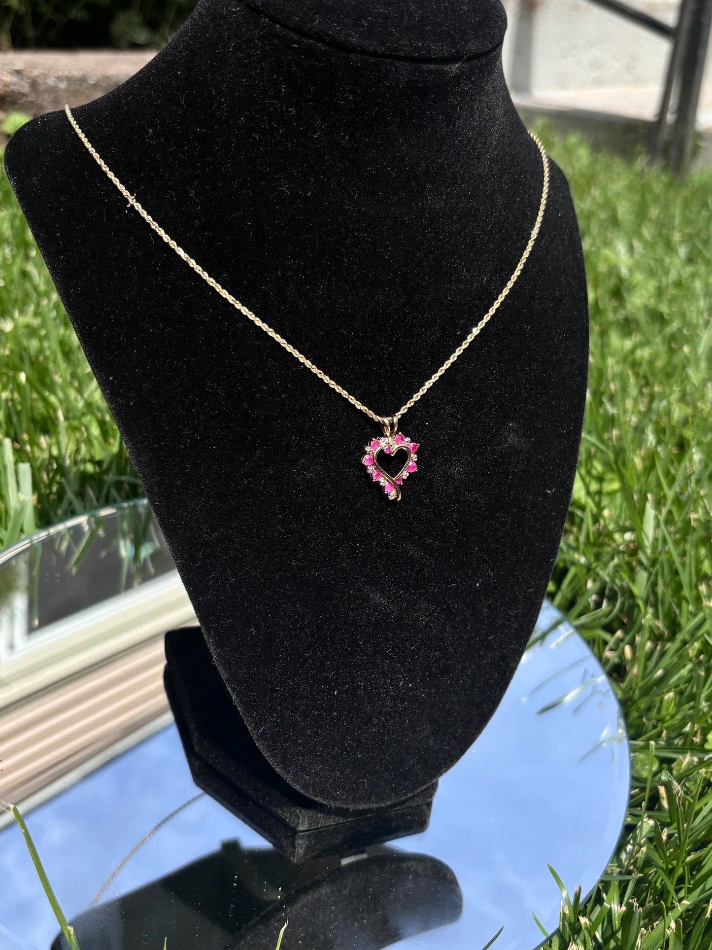 Naturel Ruby necklace pendent