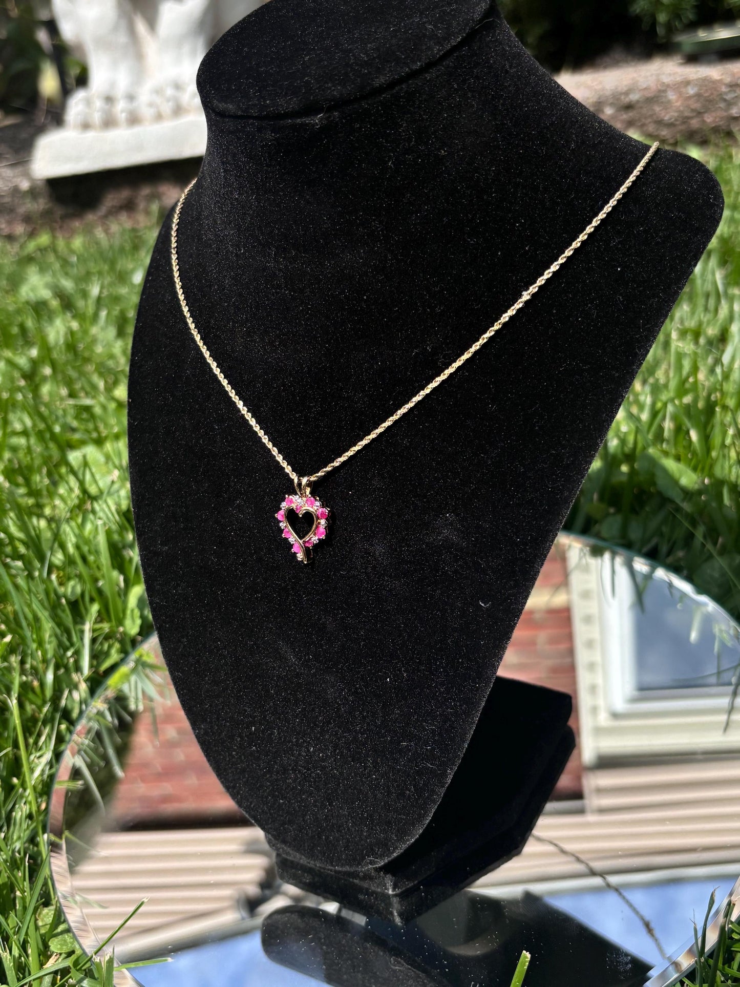 Naturel Ruby necklace pendent