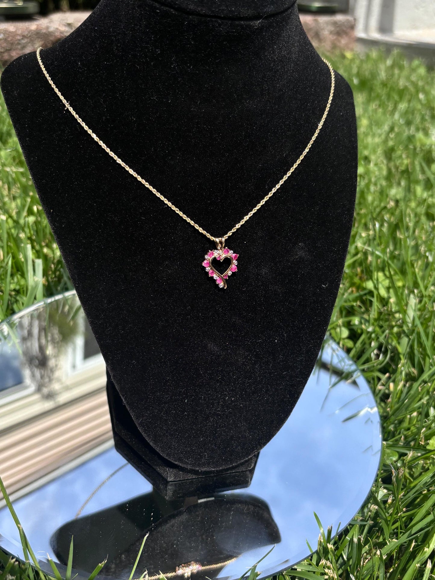 Naturel Ruby necklace pendent