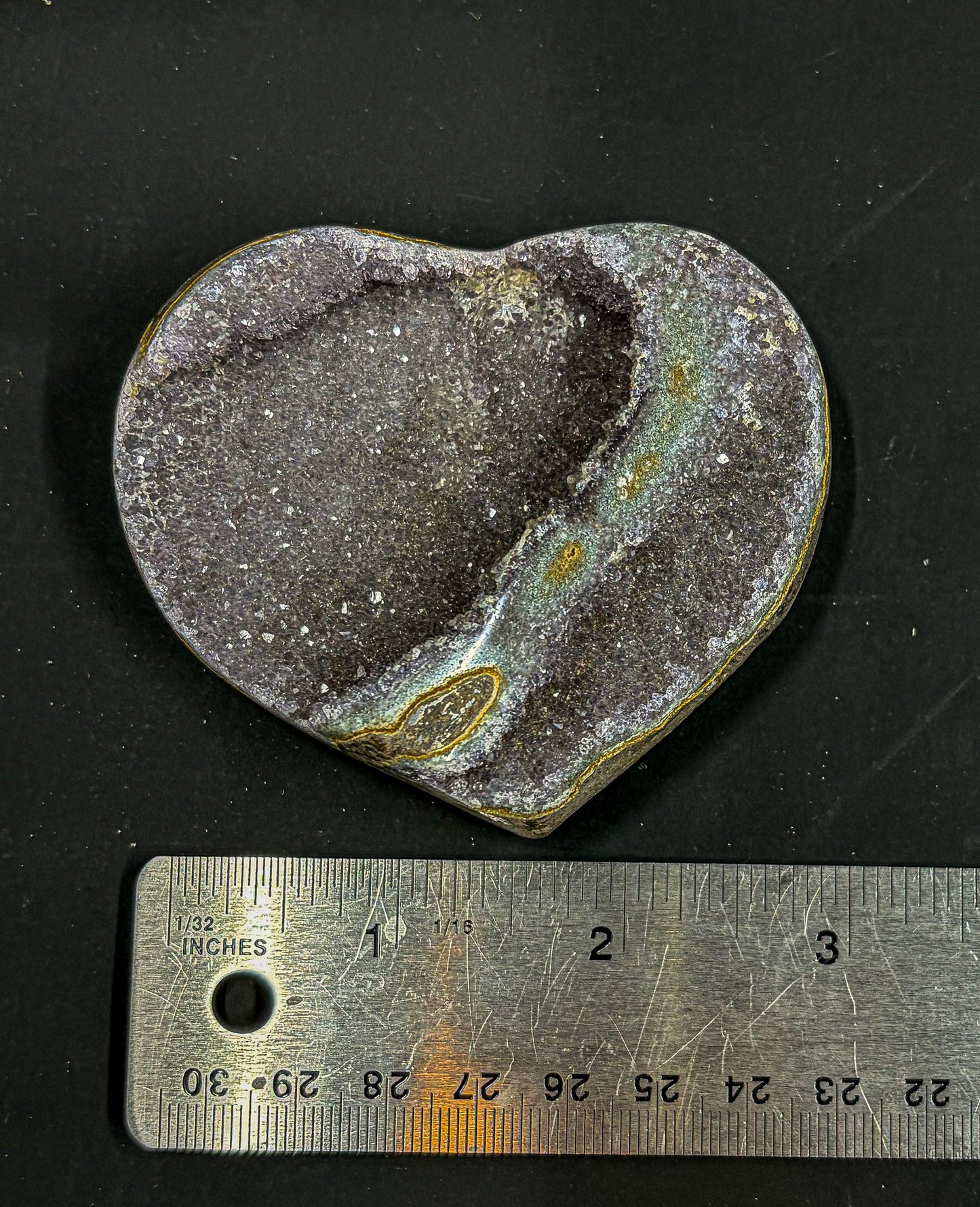Amethyst Heart