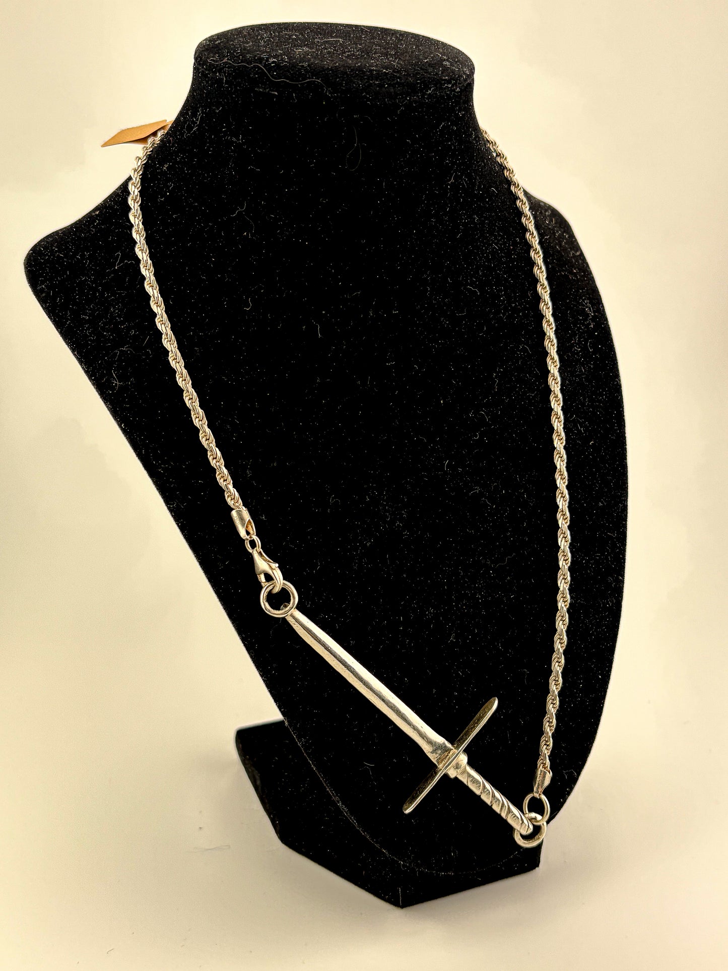 .925 Silver Sword Pendant