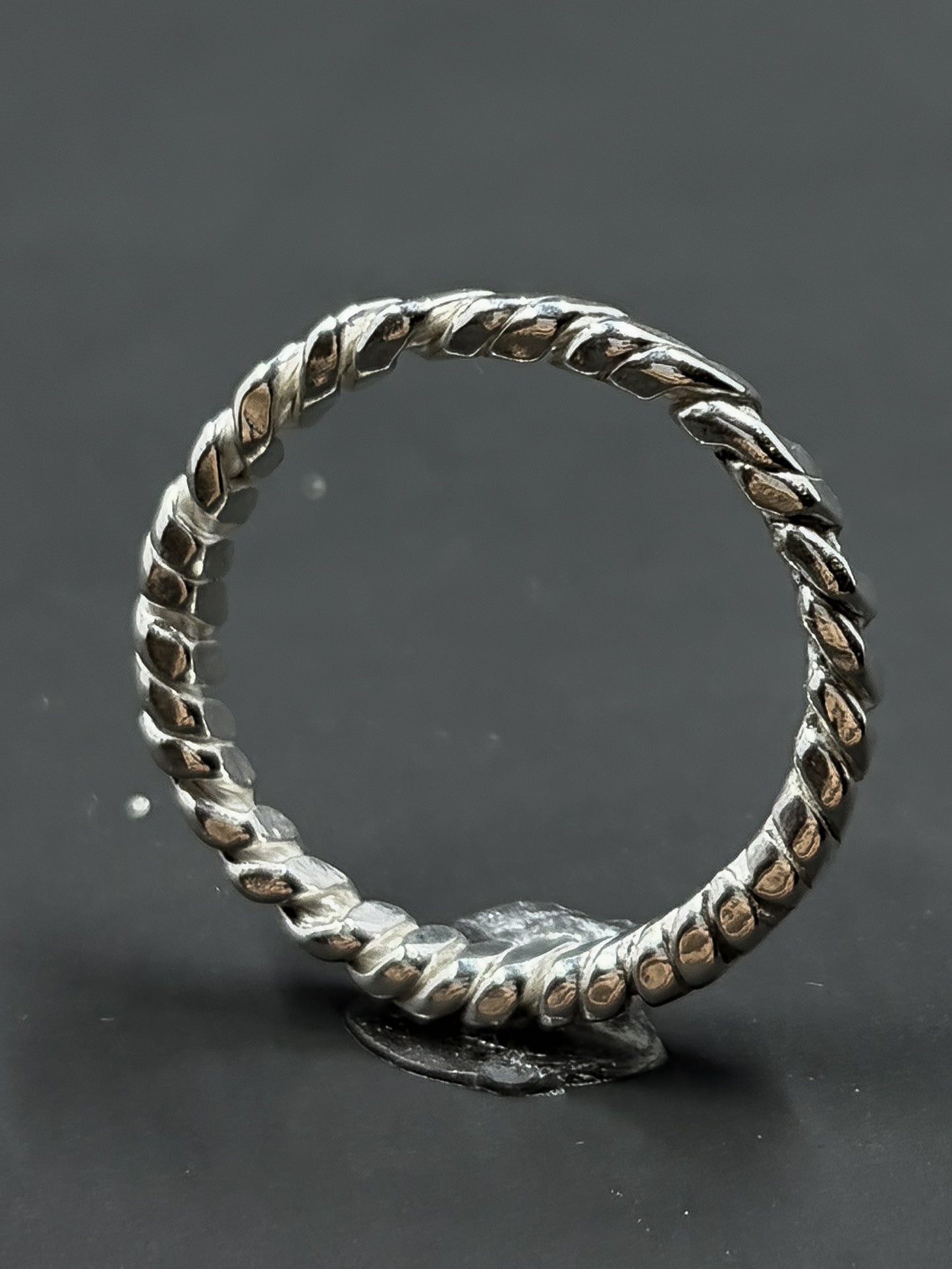 3 Strand Twist Braid Ring Size US 11