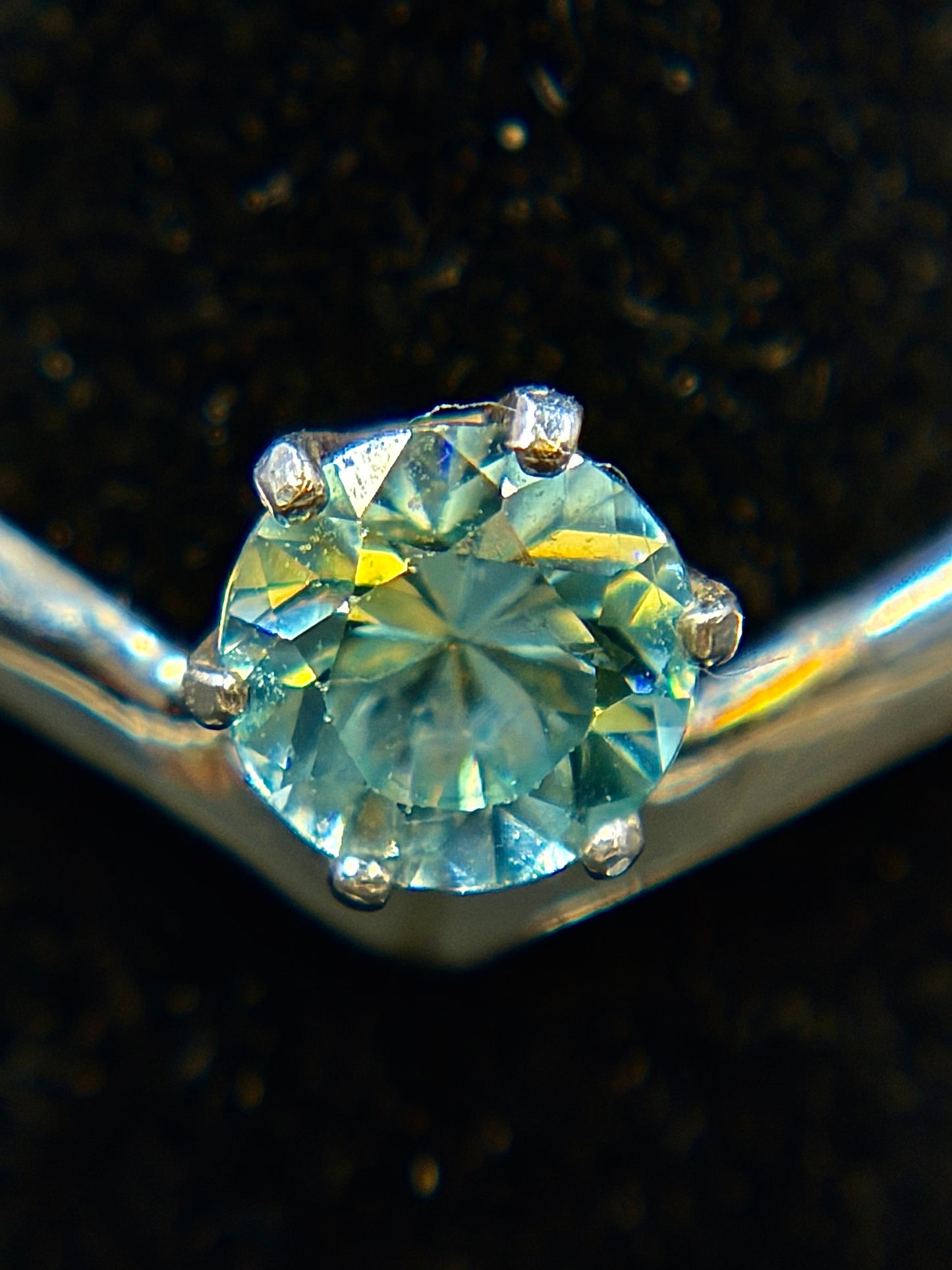Blue Zircon .925 Silver Ring
