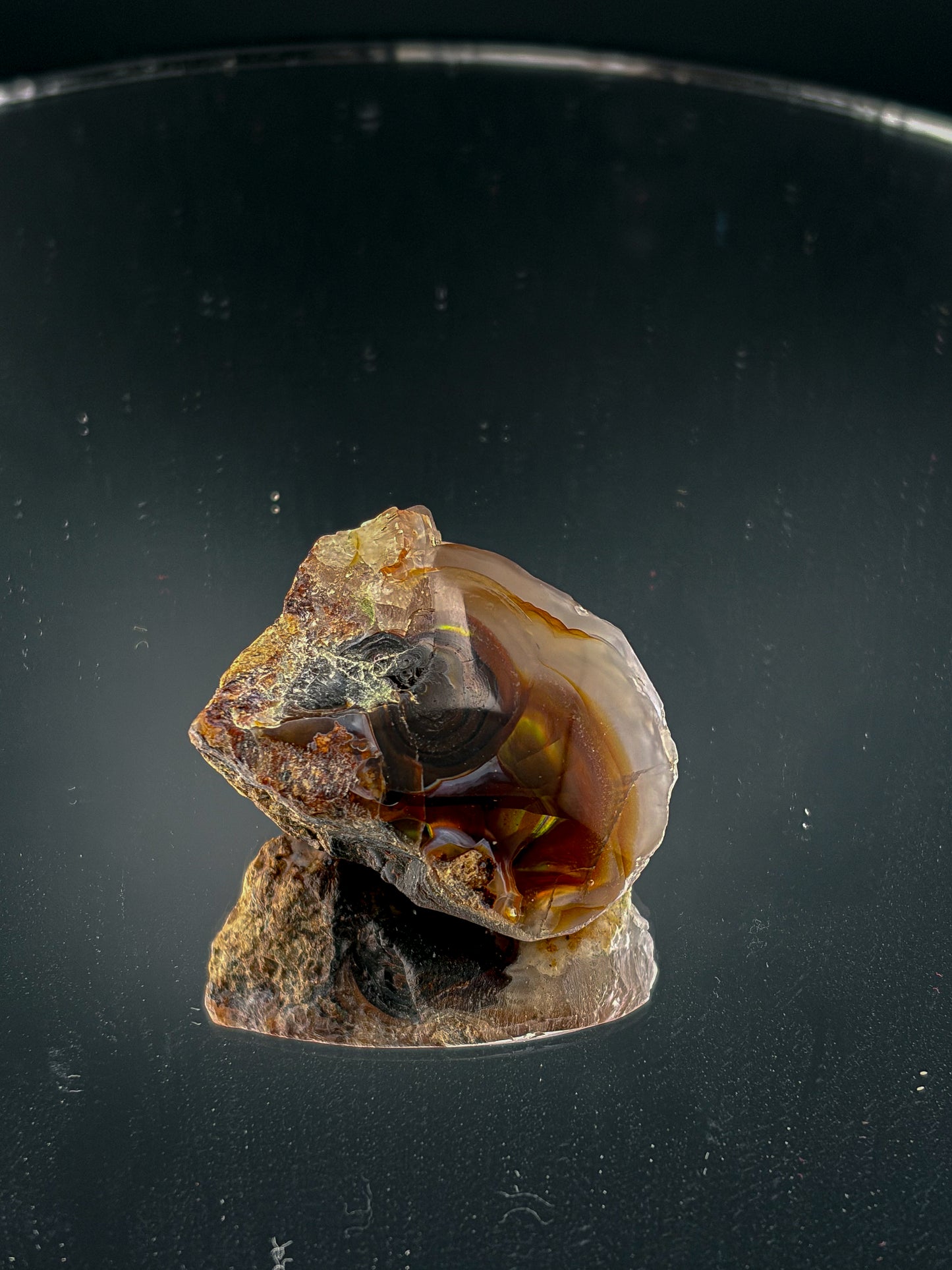 Semi-polished Fire Agate