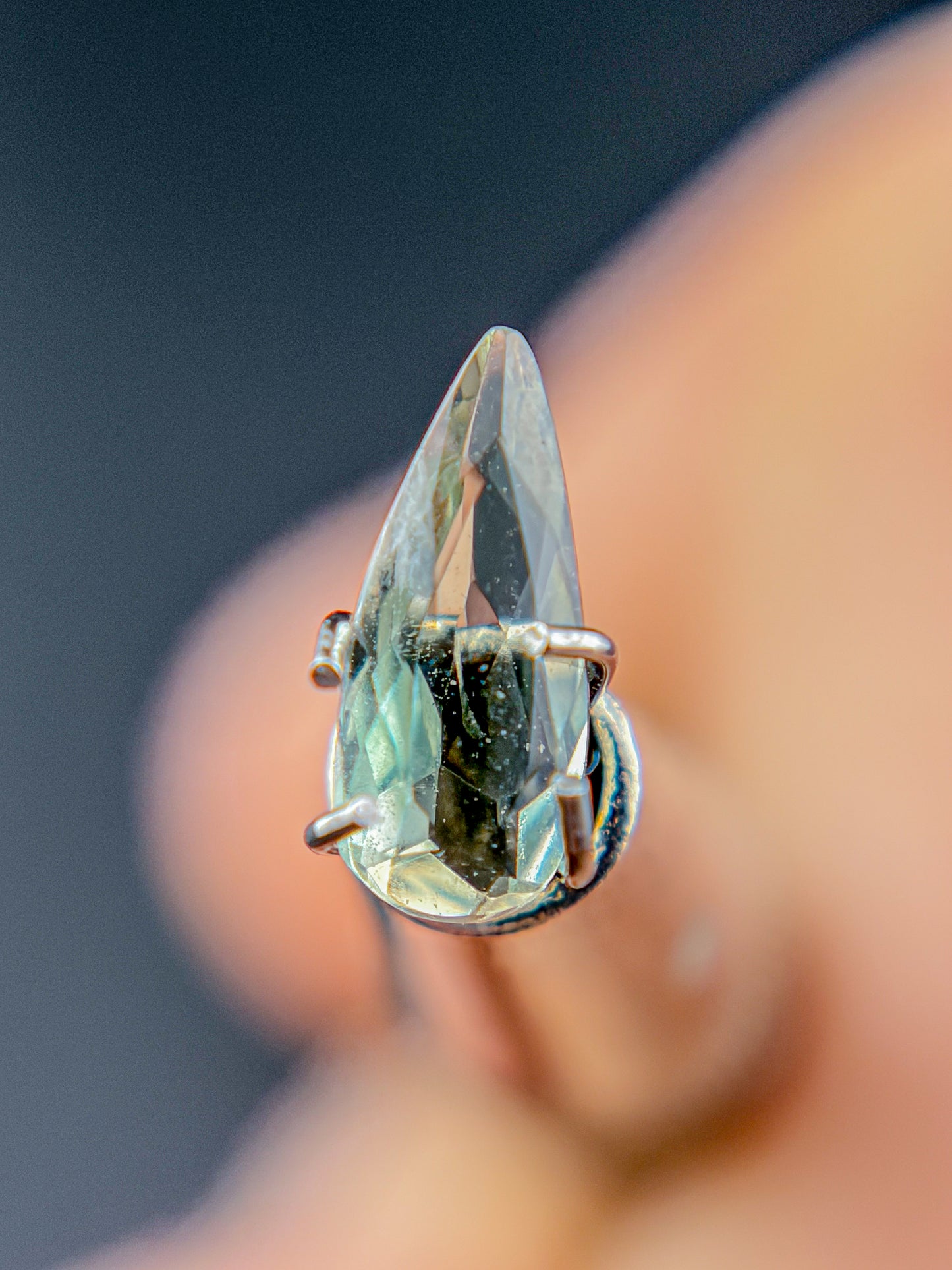 8.45x3.65mm Oregon Sun Stone Facet