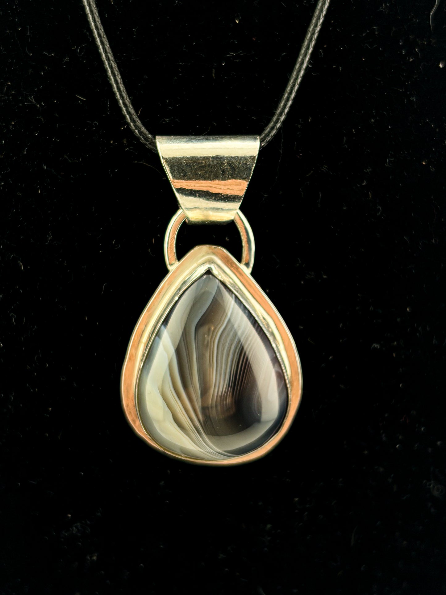 Botswana Agate Necklace Pendant