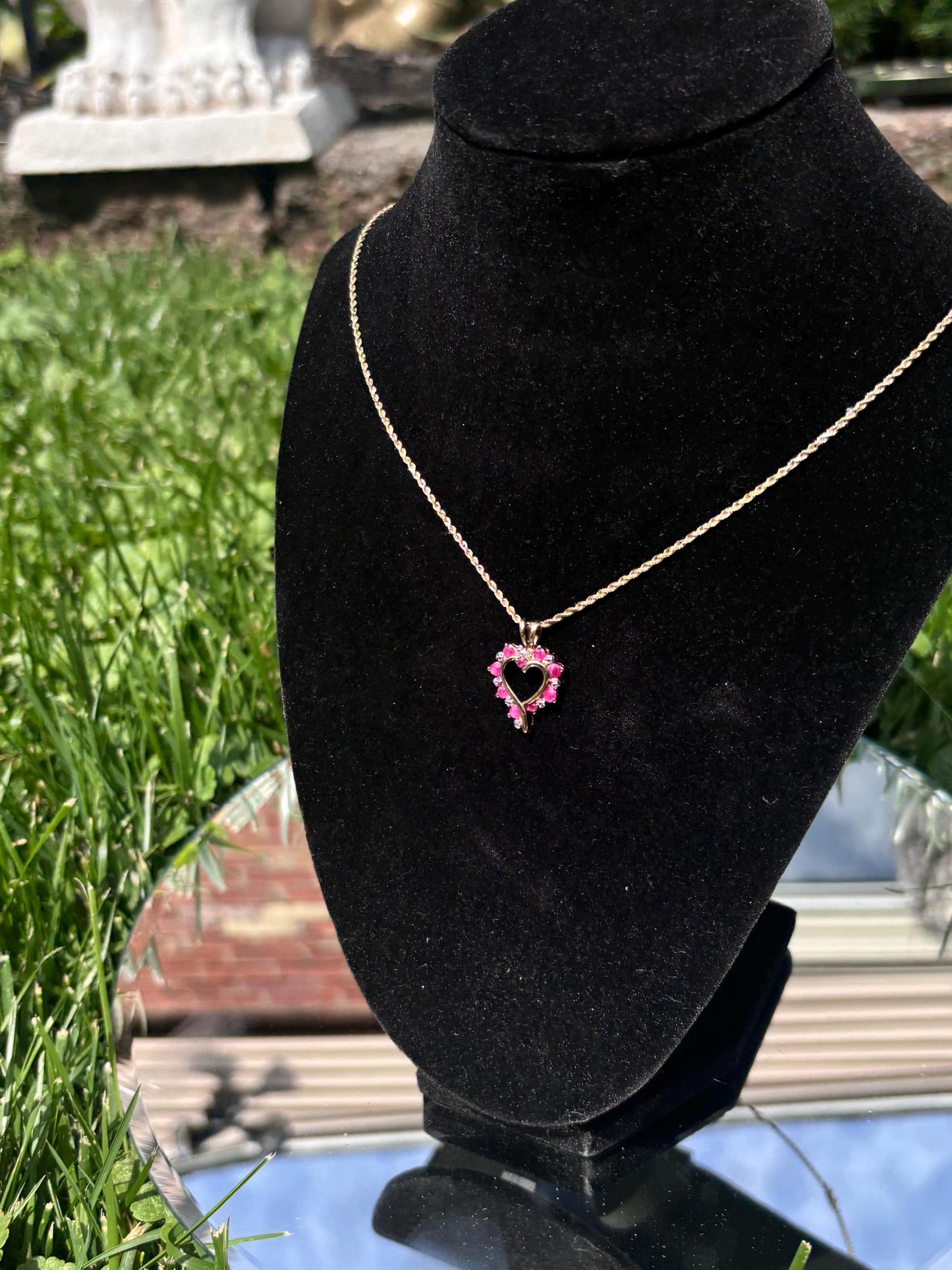 Naturel Ruby necklace pendent