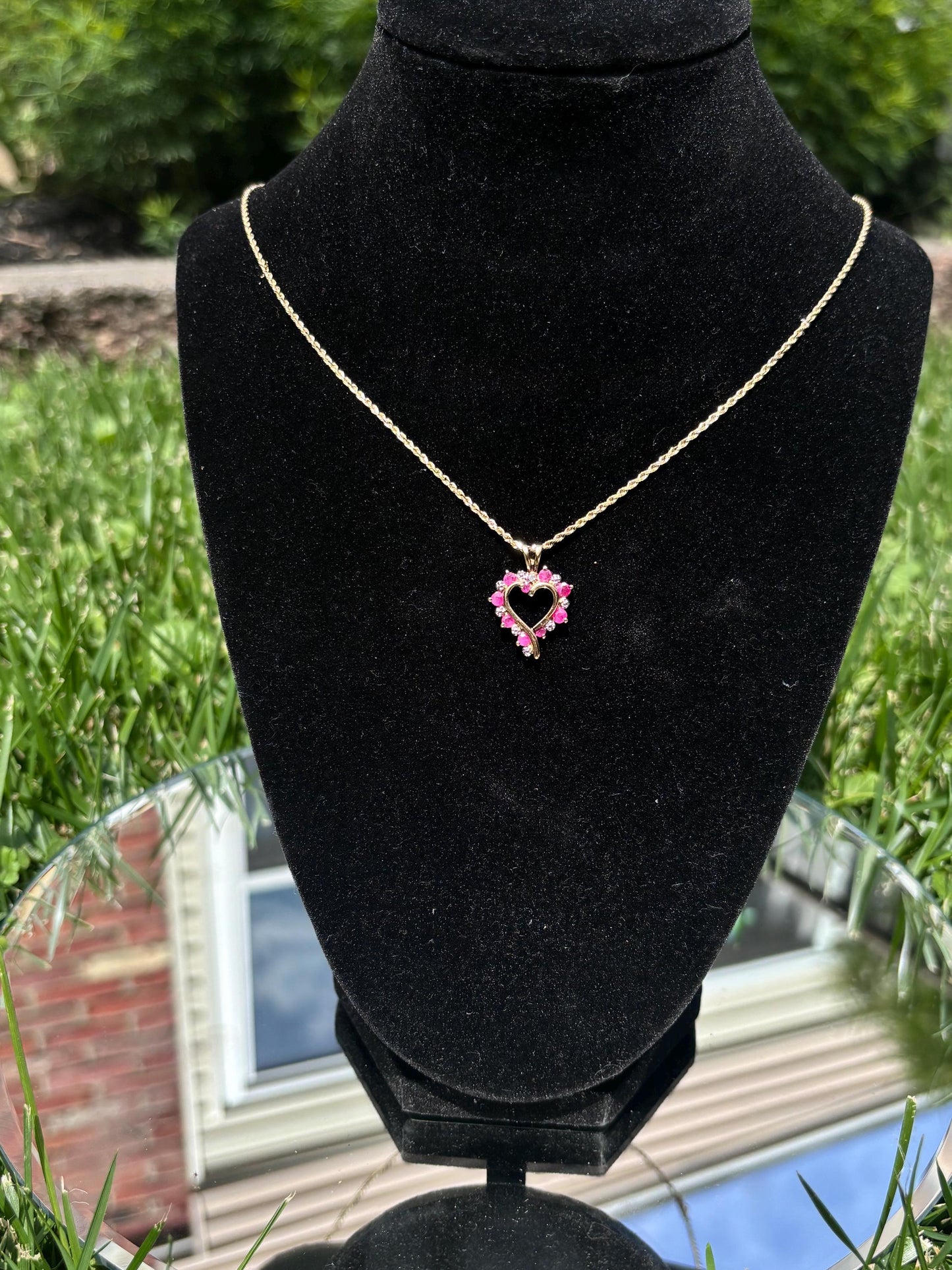 Naturel Ruby necklace pendent